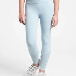Athleta girl blue leggings size large